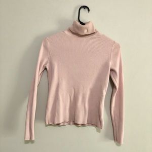 Baby Pink Ralph Lauren Turtleneck Sweater